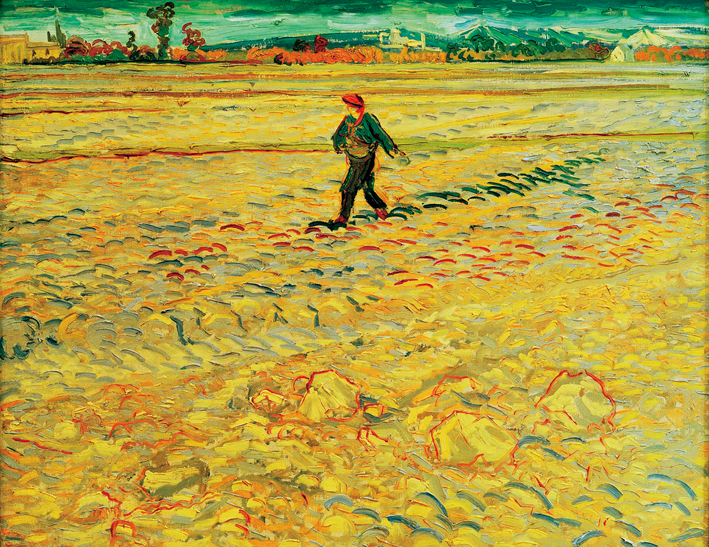  文森特·威廉·梵高  Vincent Willen Van Gogh ——  播种者 (2)